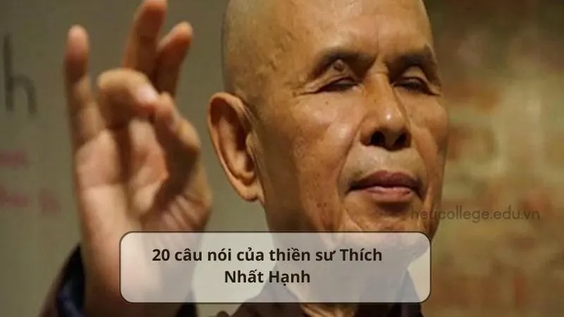 20 câu nói của thiền sư Thích Nhất Hạnh  2