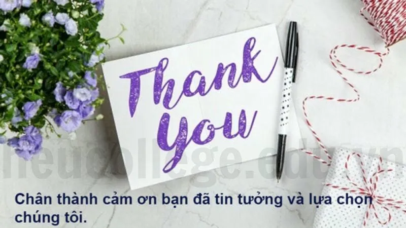 Cap cảm ơn khách hàng – Tri ân từ tận đáy lòng 6