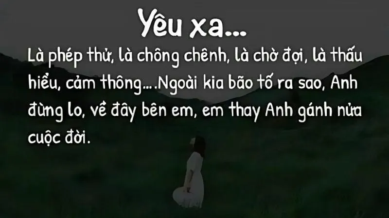 Những cap yêu xa chạm đến trái tim – Cảm xúc và nhớ nhung 8