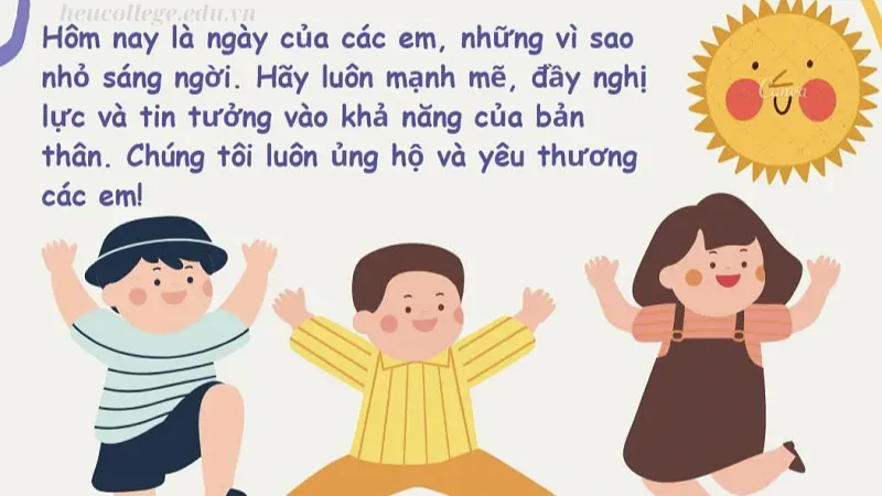 Caption 1/6 - Lời chúc ý nghĩa cho ngày Quốc tế Thiếu nhi 8