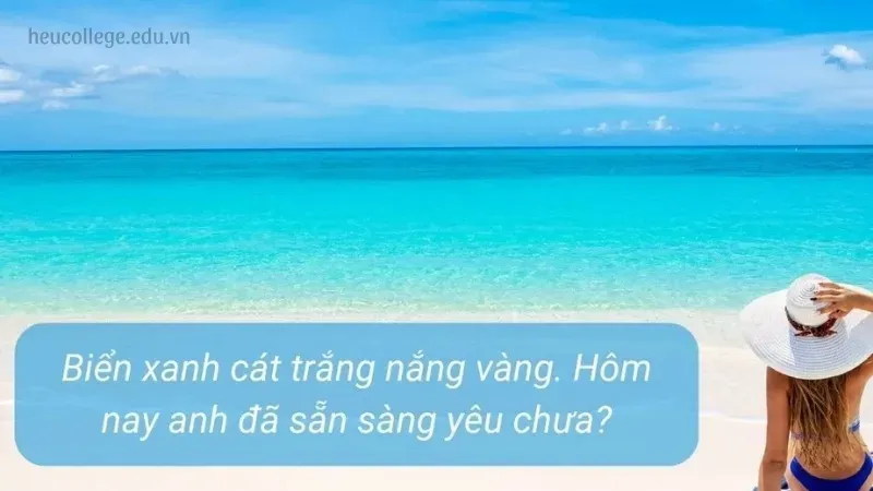 Những caption hay khi đi biển để tăng tương tác trên mạng xã hội 3