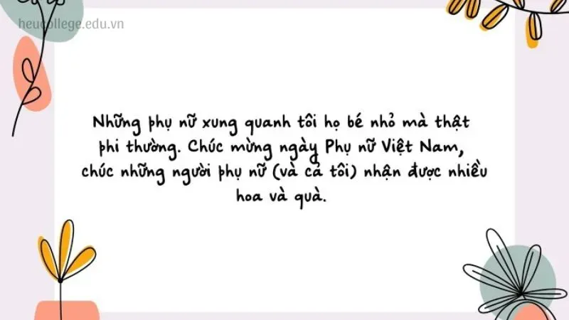 Caption ngày 20/10 - Những câu nói ý nghĩa dành tặng mẹ và nữ thân yêu 1