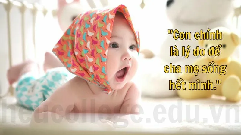 Caption hay về em bé - Những câu nói ngọt ngào nhất