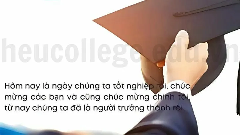 Caption tốt nghiệp - Những lời chúc ngọt ngào nhất  3