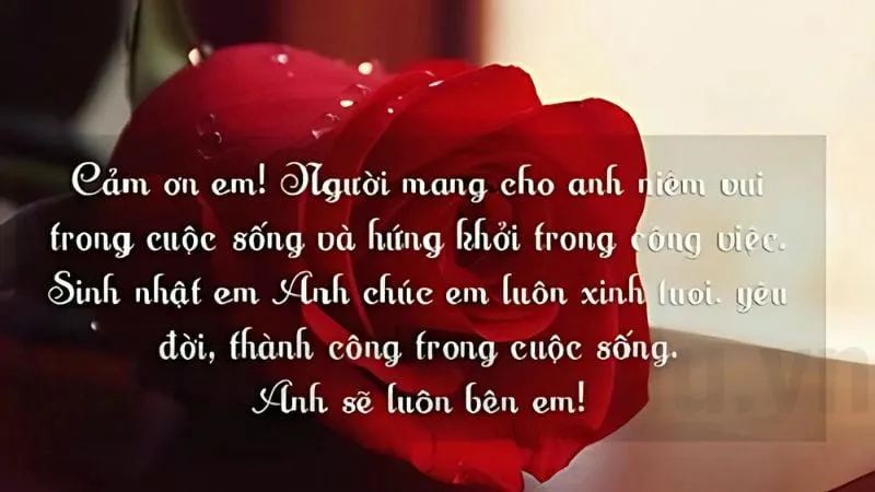 Những câu nói cảm ơn người yêu ngọt ngào và ý nghĩa nhất 1