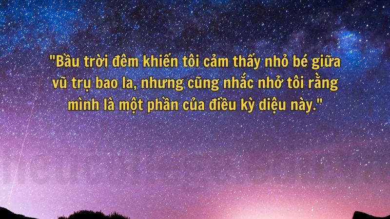 Câu nói về vẻ đẹp của bầu trời gây xao xuyến tâm hồn 7