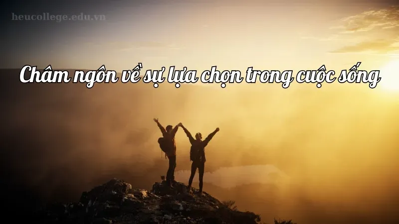 100+ Châm ngôn về sự lựa chọn trong cuộc sống giúp bạn trưởng thành