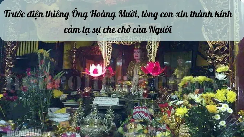 STT đi lễ Ông Hoàng Mười tâm linh, cầu bình an may mắn 7