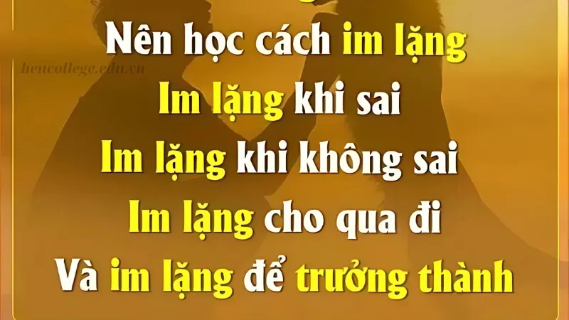 25+ STT im lặng hay nhất giúp bạn tĩnh tâm trong cuộc sống 6