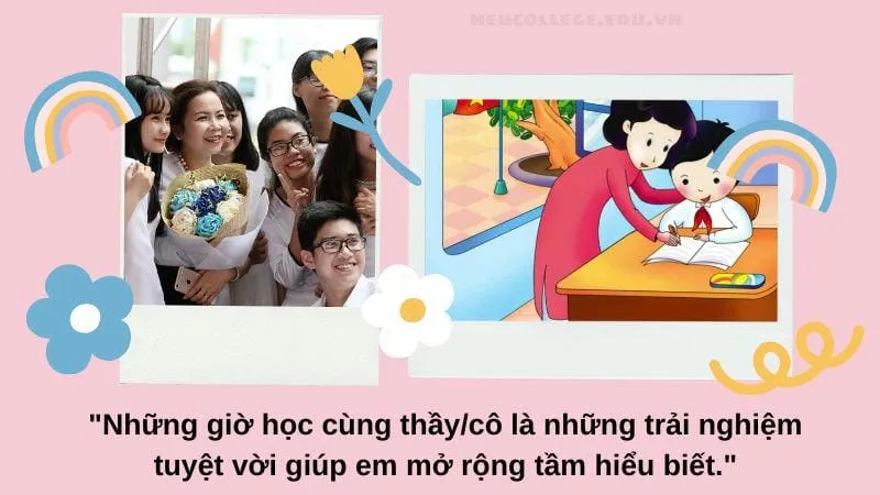 Câu nói cảm ơn thầy cô ý nghĩa nhất 3