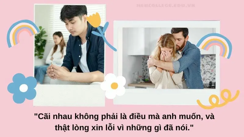 Những câu nói xin lỗi vợ đầy ý nghĩa và chân thành 5