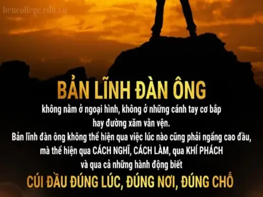 Những câu stt đàn ông trưởng thành, sâu sắc và ý nghĩa