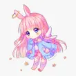 Ảnh gái xinh chibi Instagram cho avatar đẹp nổi bật