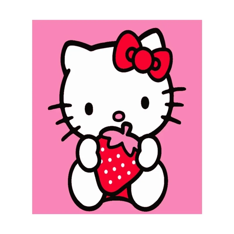 Cực ngầu với avatar hello kitty đeo kính đáng yêu 