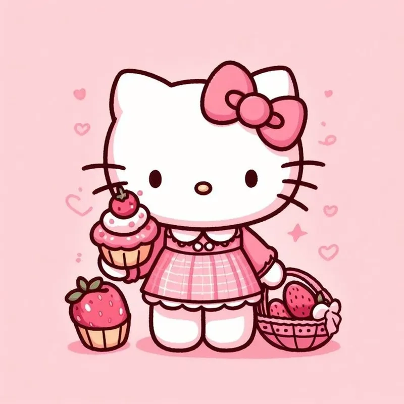 Chọn ngay ảnh hello kitty làm avatar dễ thương nhất 