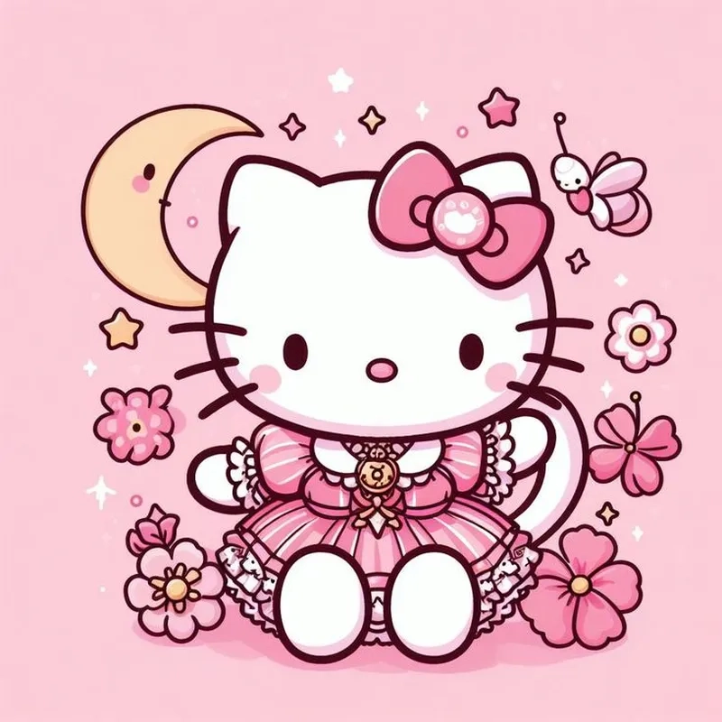 Khám phá ảnh avatar hello kitty vô tri độc lạ 