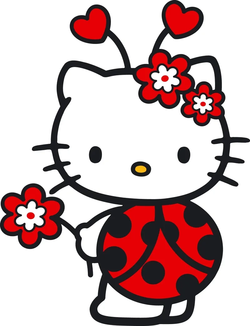 Đáng yêu tuyệt đối với avatar mèo hello kitty 