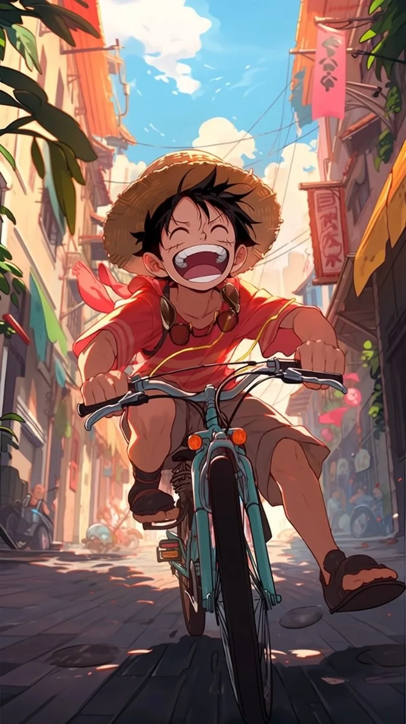 Avatar Luffy bựa thể hiện nét hài hước, lầy lội của Luffy