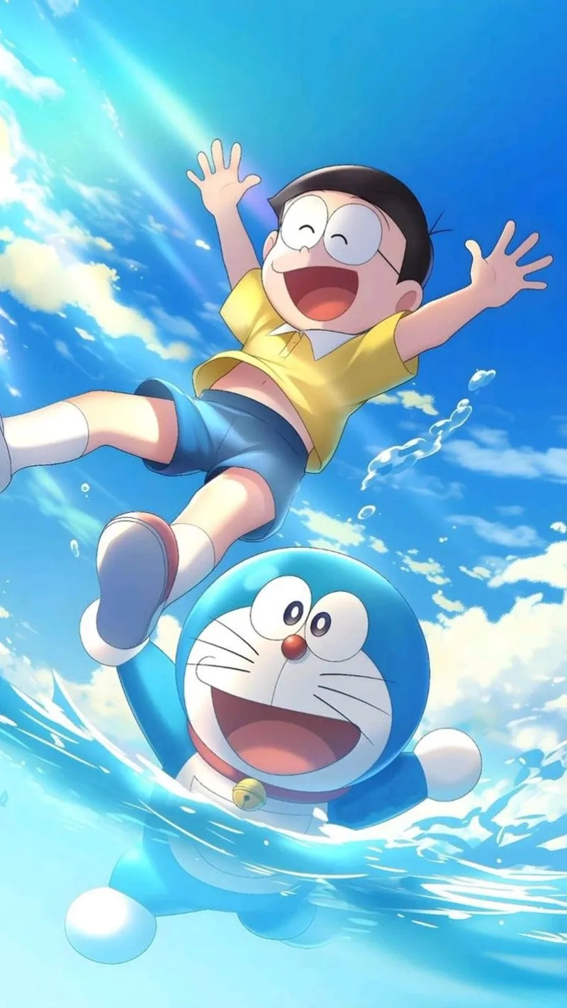 Những hình ảnh nobita và doraemon gắn liền với tuổi thơ dữ dội