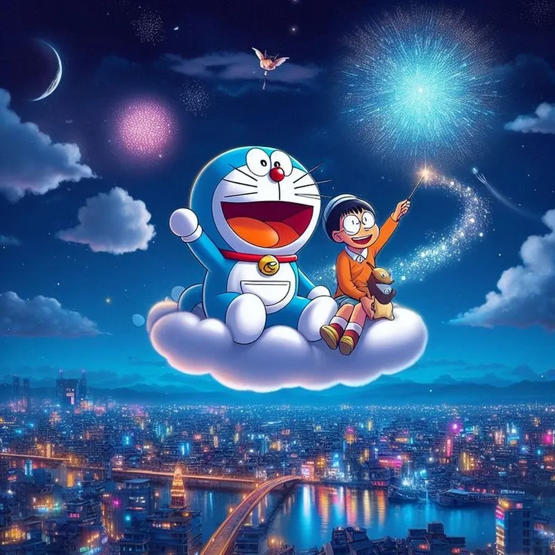 Khoảnh khắc đáng yêu trong ảnh doraemon và nobita mới nhất