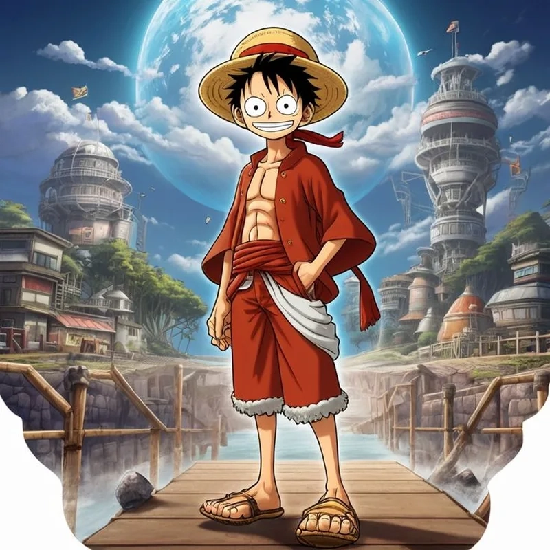 Avatar Luffy cute luôn khiến bạn cảm thấy dễ thương và ấm áp khi nhìn vào.