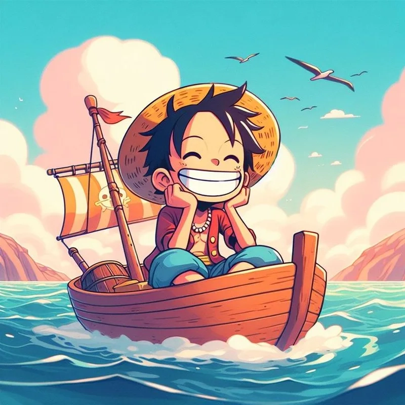 Avatar Luffy cười mang đến một cảm giác vui vẻ và tươi sáng, rất phù hợp cho những ai yêu thích nhân vật này.