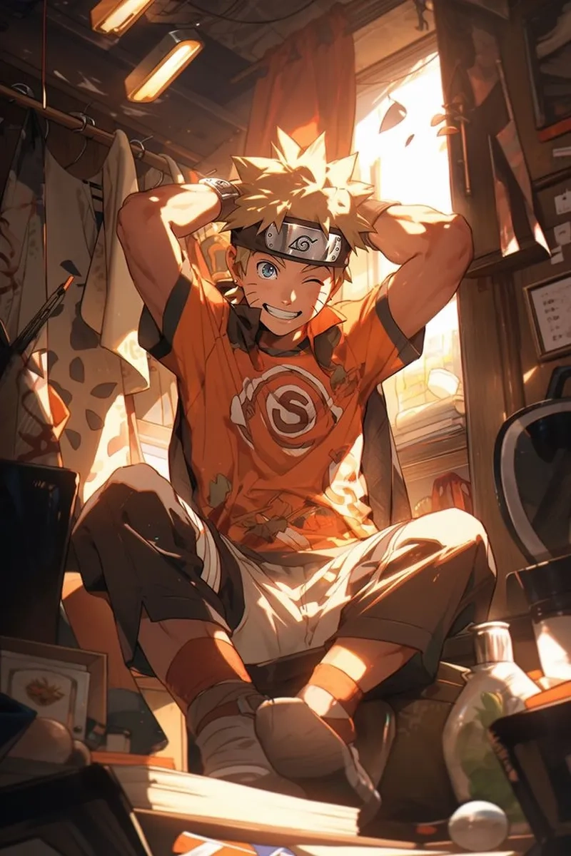 Hóa thân thành quái thú với ảnh Naruto Cửu Vĩ ngầu