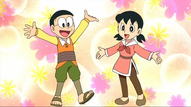 Chuyện tình dễ thương qua hình ảnh nobita và shizuka anime