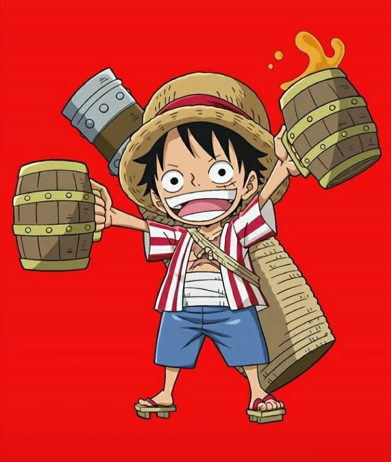 Ảnh One Piece Gear 5 thể hiện sức mạnh tối thượng của Luffy trong One Piece