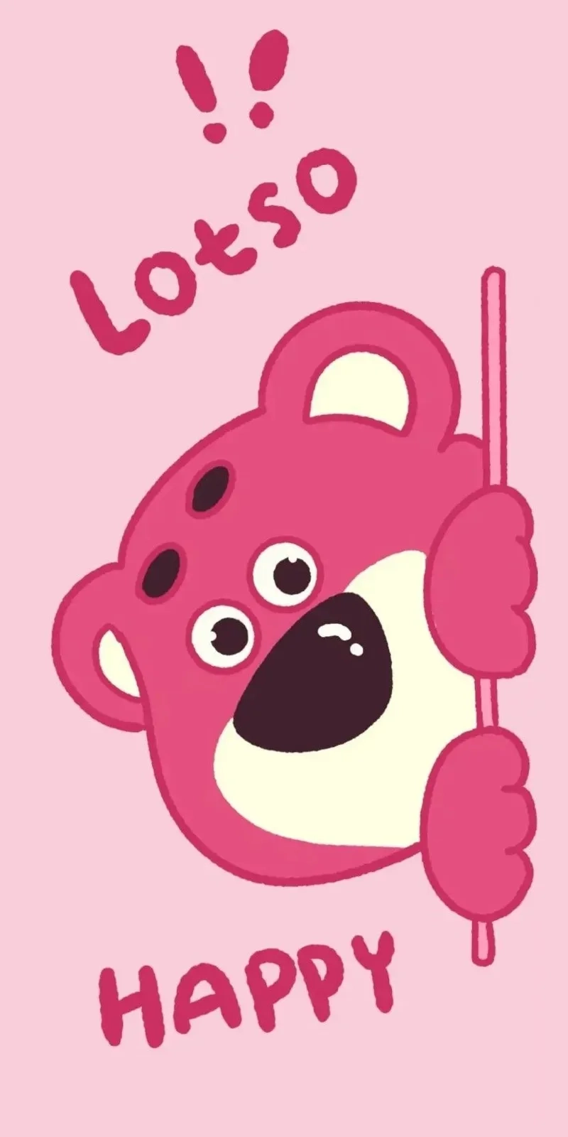 Chọn gấu dâu lotso chibi dễ thương để làm sticker hoặc hình nền