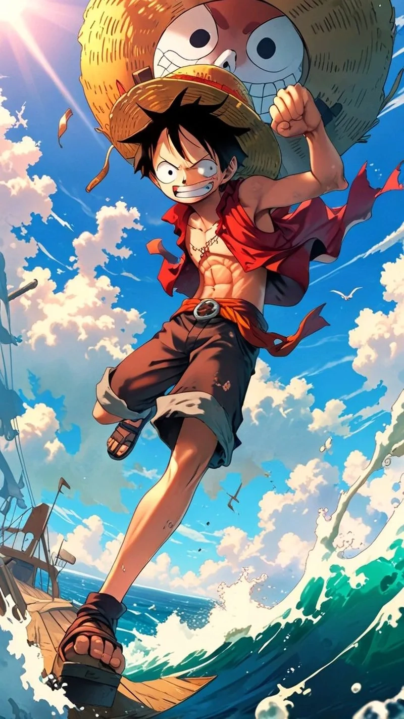 Ảnh Avatar Luffy là một lựa chọn lý tưởng để thể hiện tình yêu đối với thuyền trưởng Mũ Rơm.