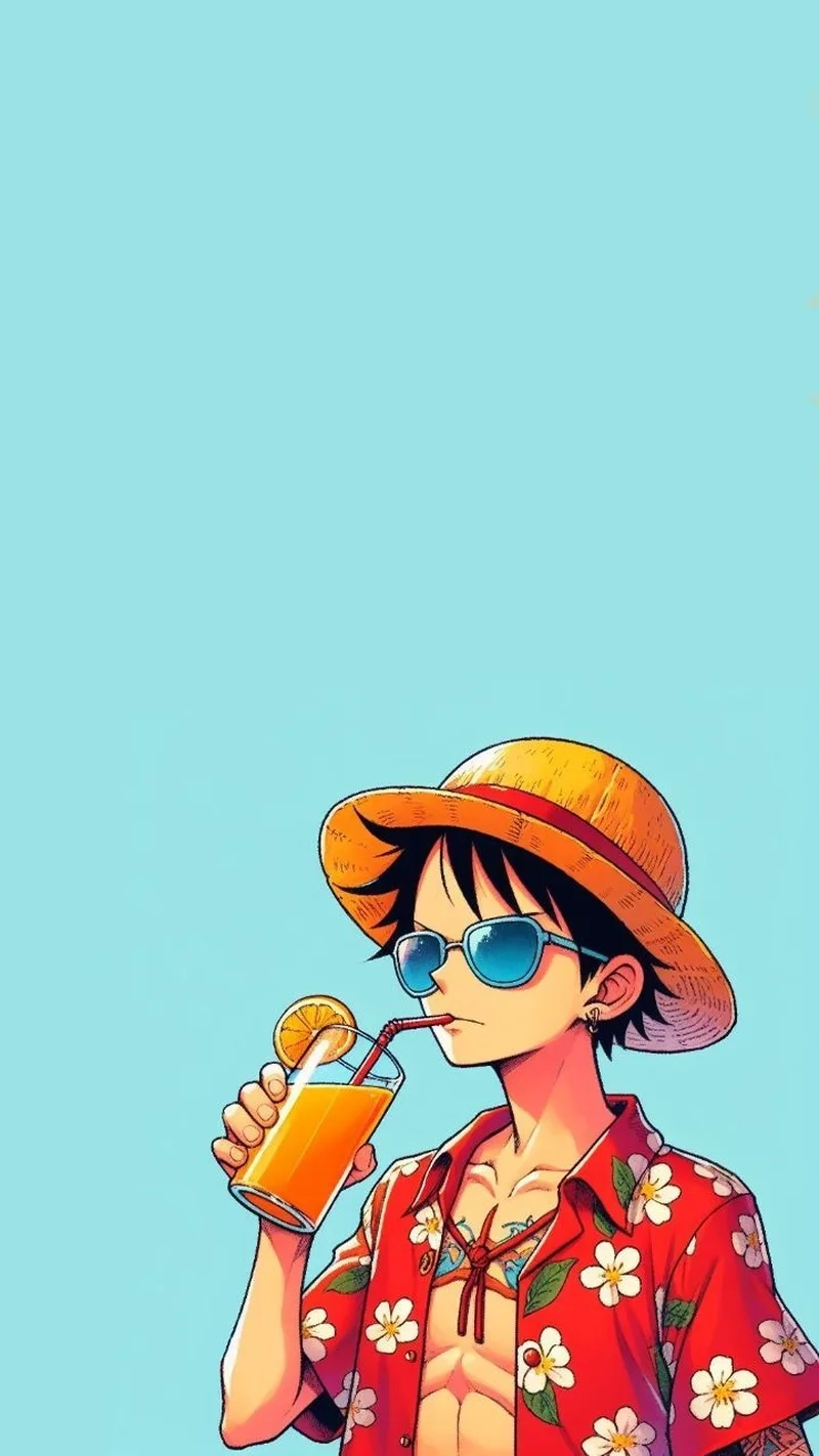 Hình ảnh Avatar Luffy thể hiện sức mạnh và nghị lực phi thường