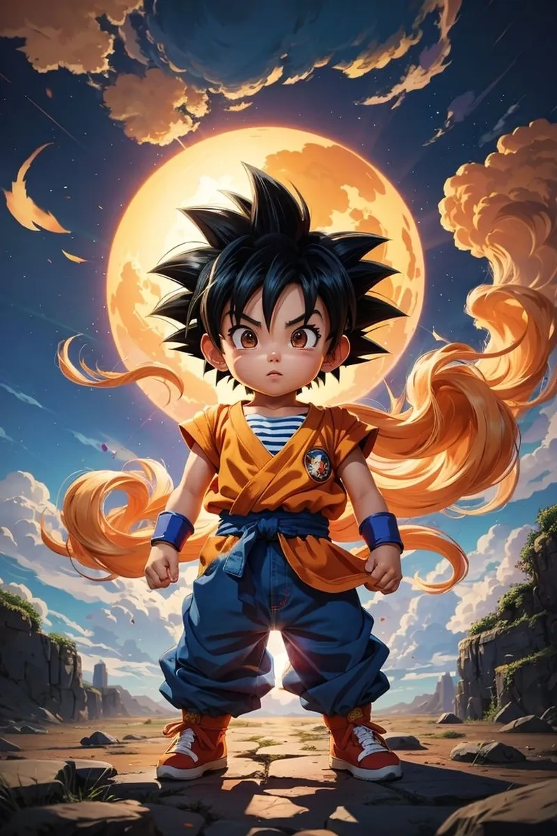 Thể hiện cá tính mạnh mẽ với ảnh avatar goku