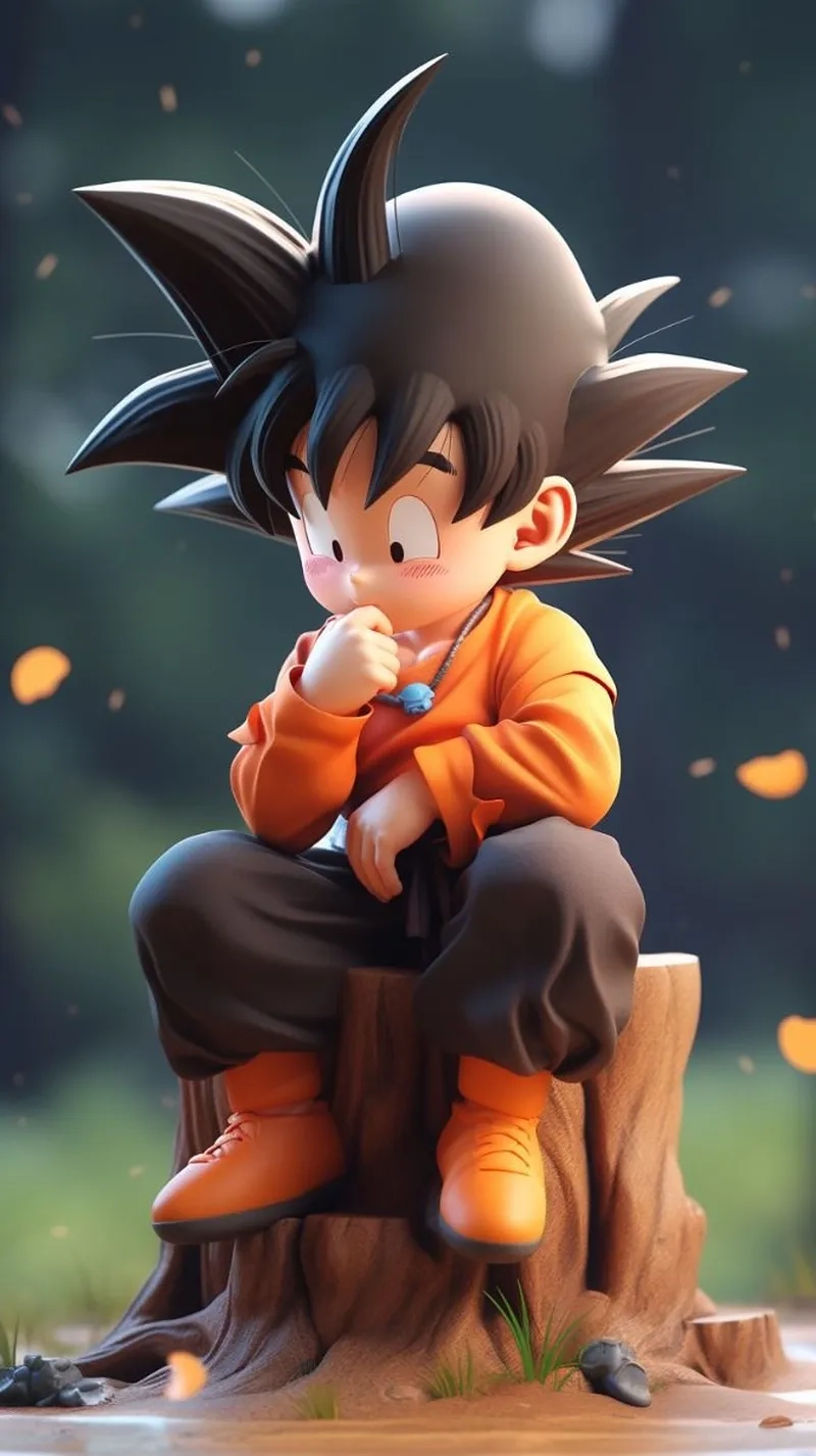 Sắc nét, sống động cùng hình nền 3d goku