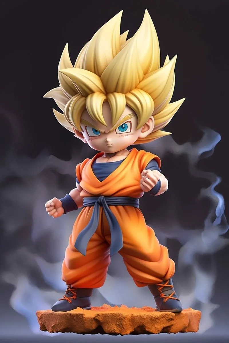 Mãn nhãn với ảnh goku ngầu 3d sắc nét