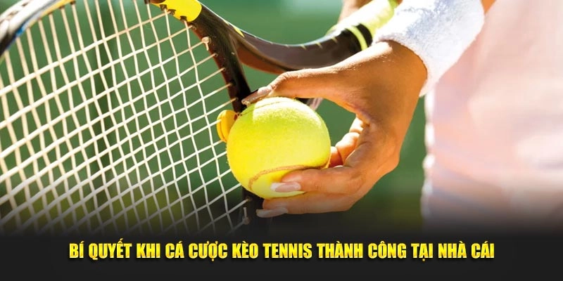 Bí quyết khi cá cược kèo tennis thành công tại nhà cái