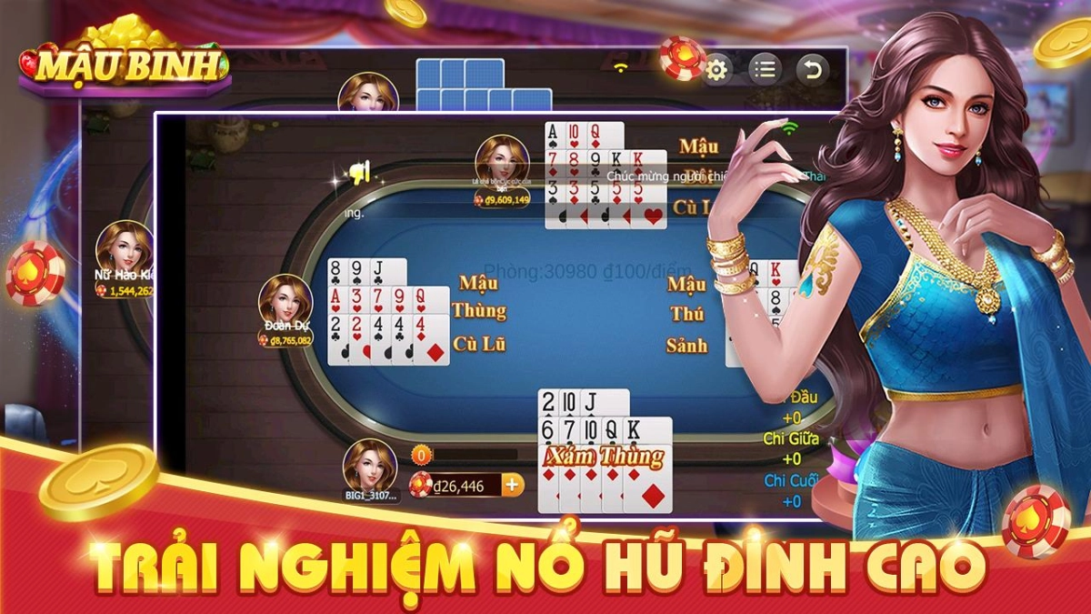  Bộ bài Mậu Binh 52 lá – linh hồn của game bài trí tuệ