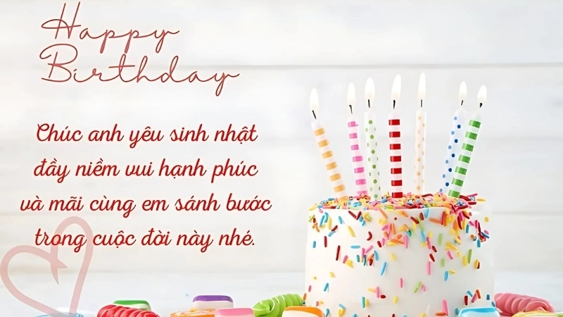 10 câu nói chúc sinh nhật hài hước cho người yêu