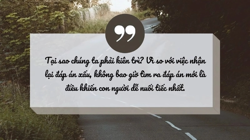Câu nói hay về kiên trì và thành công