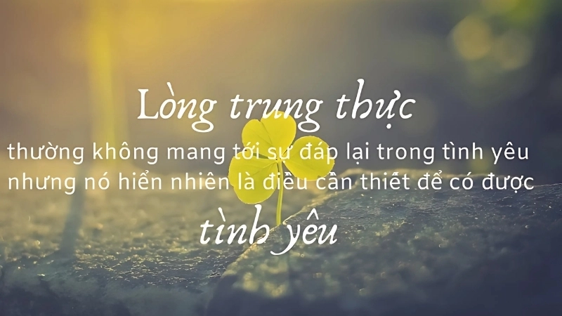 Stt hay về sự trung thực giúp bạn trưởng thành hơn