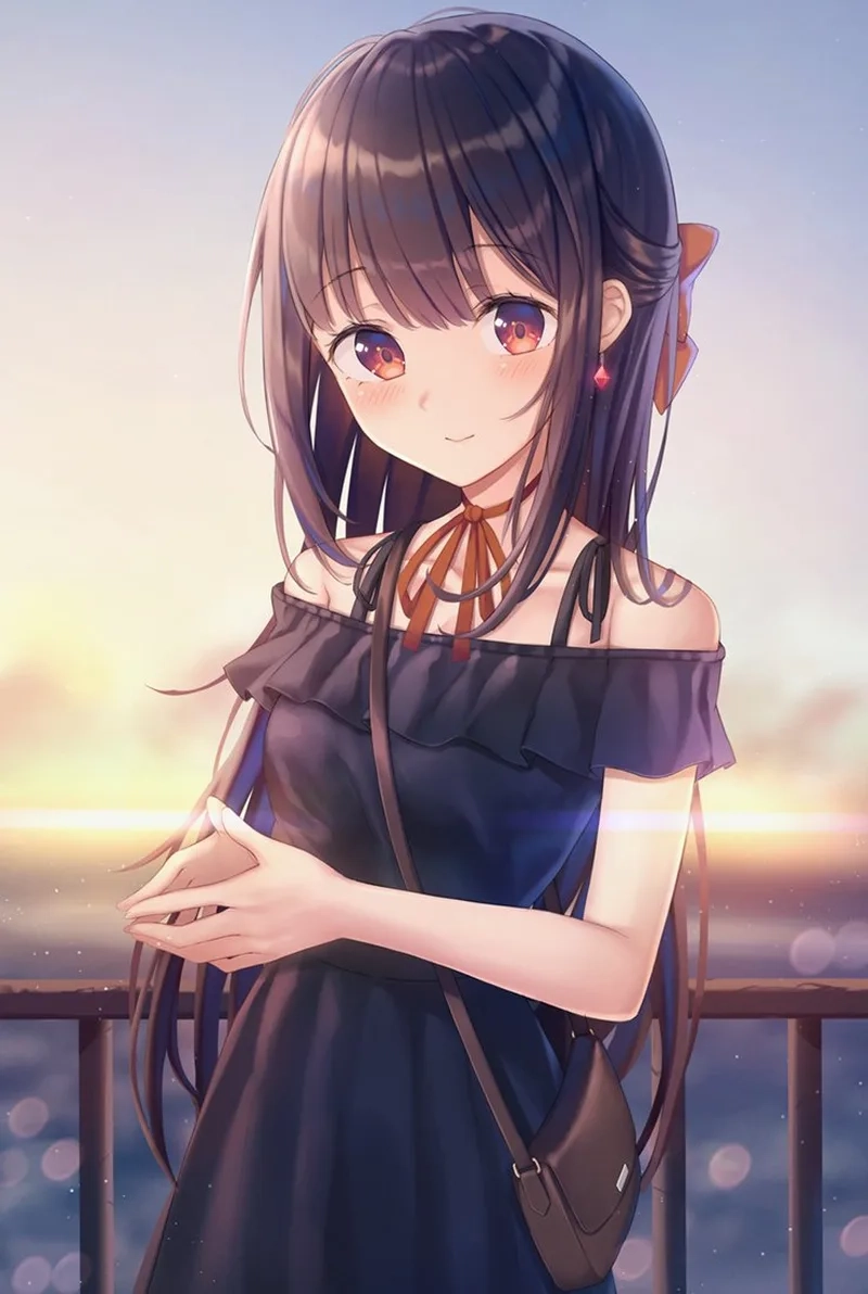 Thuần khiết dịu dàng trong ảnh con gái anime cute