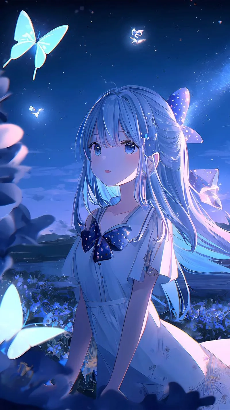 Nét dịu dàng nổi bật từ ảnh avatar gái anime hút mắt