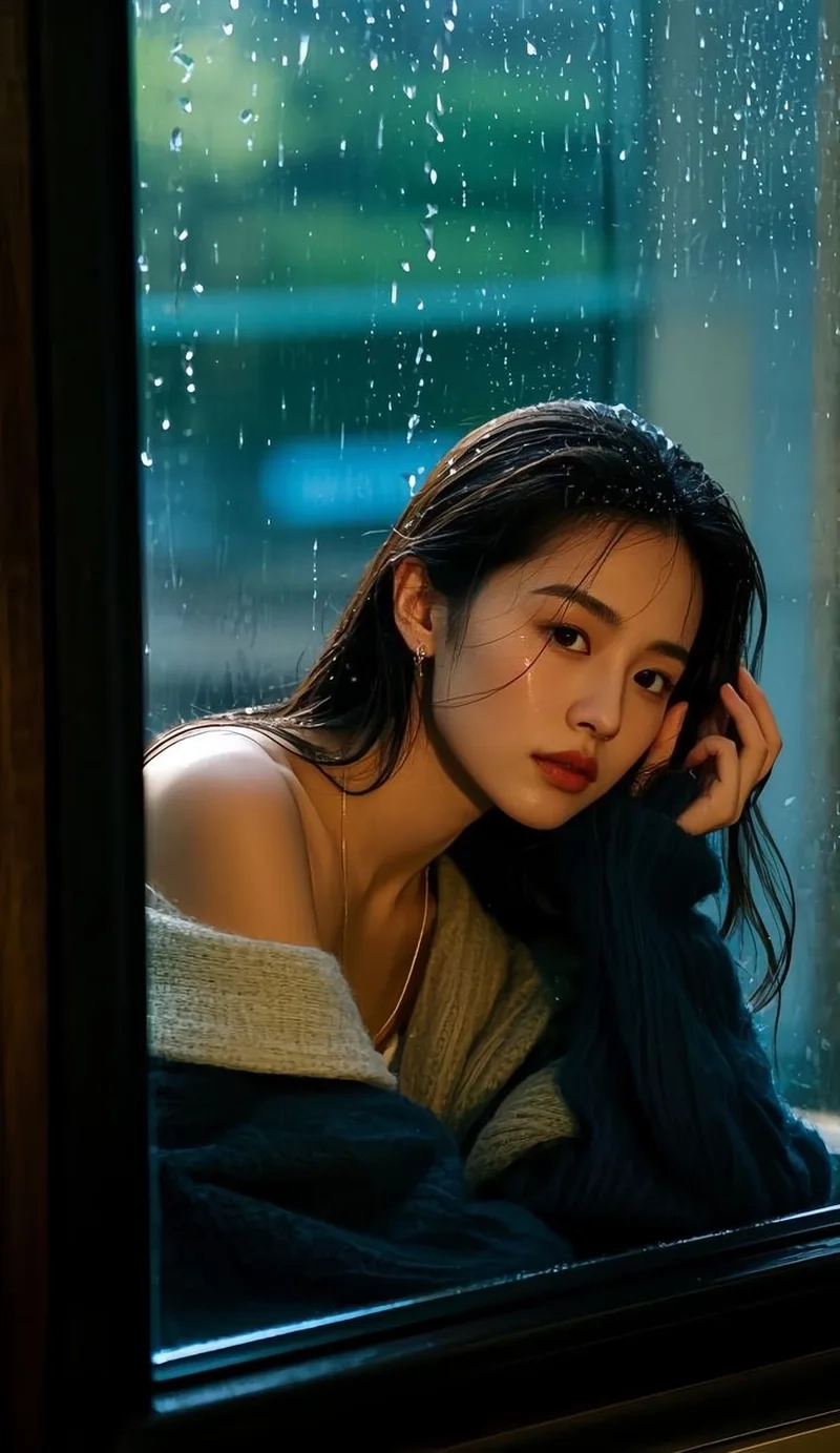 Giọt lệ nhói lòng qua ảnh cô gái buồn khóc