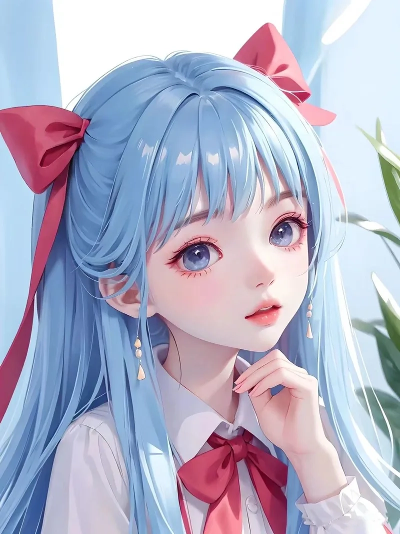 Ngọt ngào dễ thương trong ảnh gái anime cute