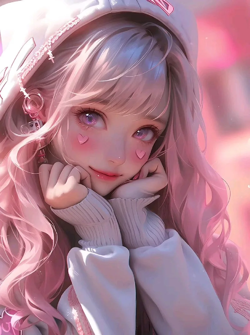 Biến avatar thành dễ thương với Ảnh anime girl dễ thương làm avatar Instagram