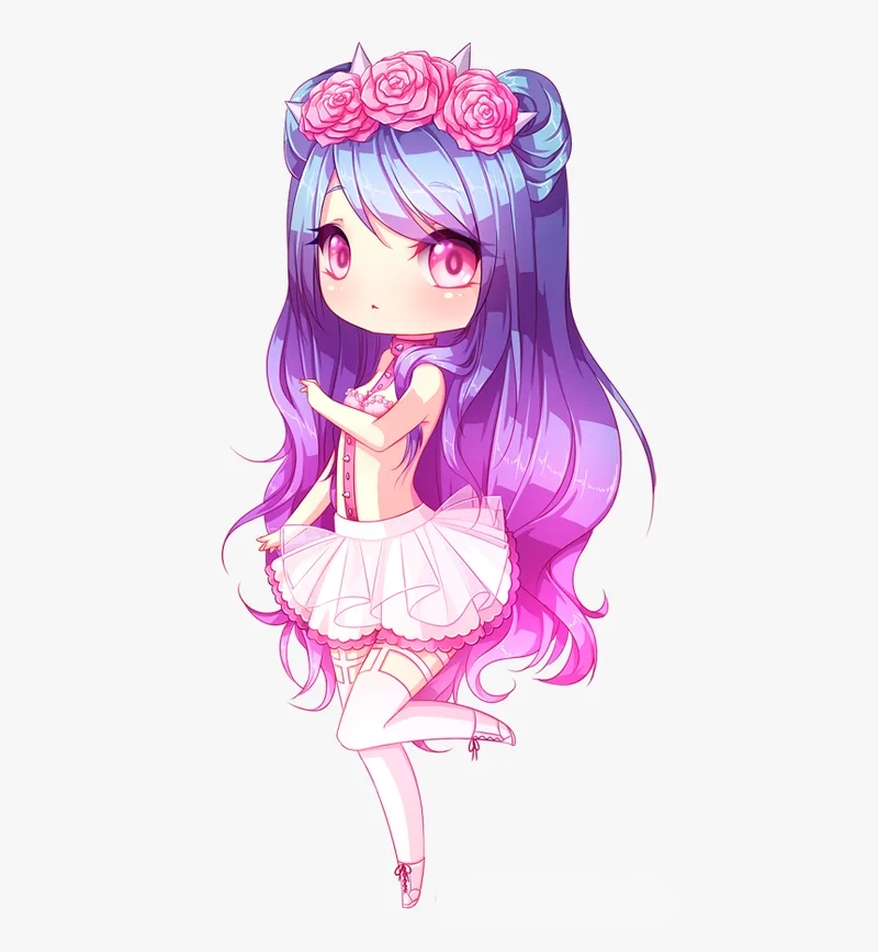 Cực kỳ dễ thương với Hình nền con gái xinh chibi Instagram