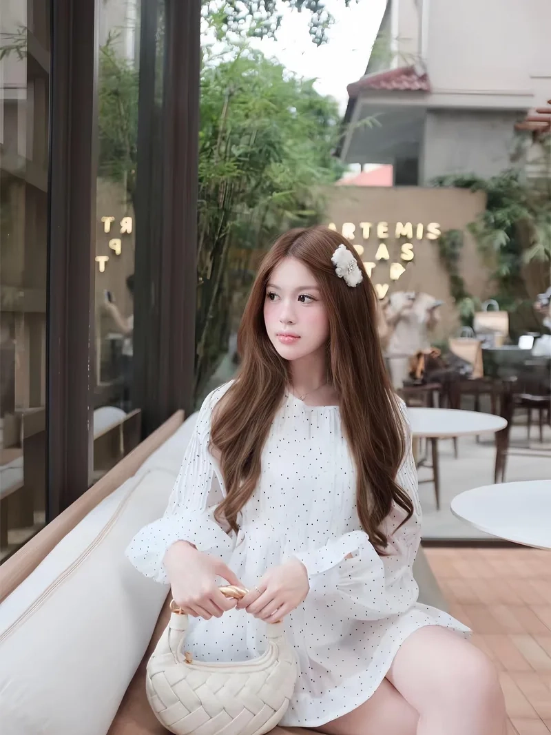 Dịu dàng ngây thơ ở ảnh gái xinh lớp 5