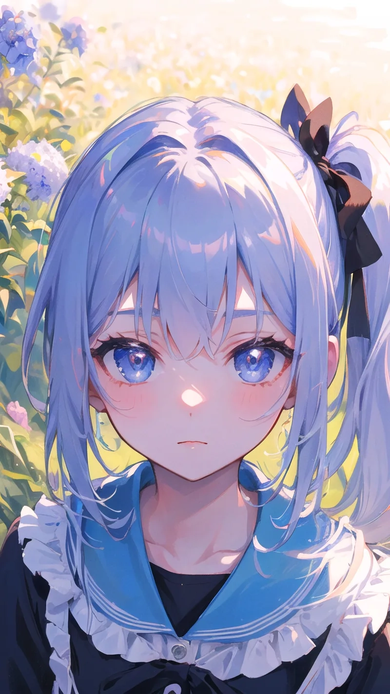 Vẻ đẹp mong manh qua từng ảnh anime con gái tinh tế
