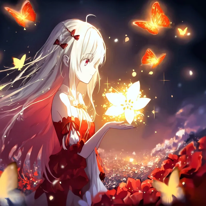 Say đắm nét dễ thương qua hình ảnh anime con gái cute