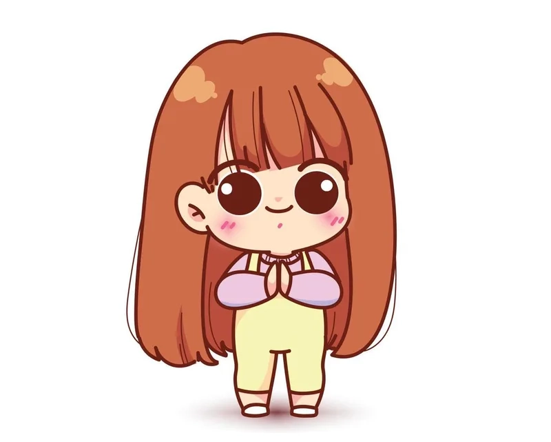 Sử dụng cho Facebook với Avatar nữ chibi cho Facebook